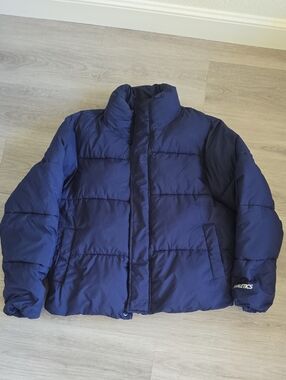 Fabletics Navy Blue Puffer Jacket